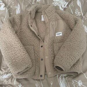 Like New-Excellent condition Girls Abercrombie & Fitch Sherpa Jacket